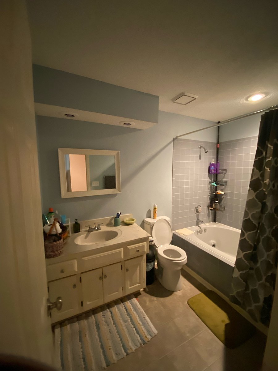 Bathroom on main level with whirlpool tub