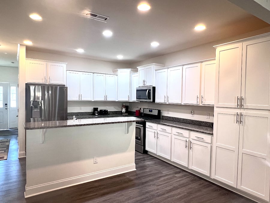 Kitchen stocked with appliances