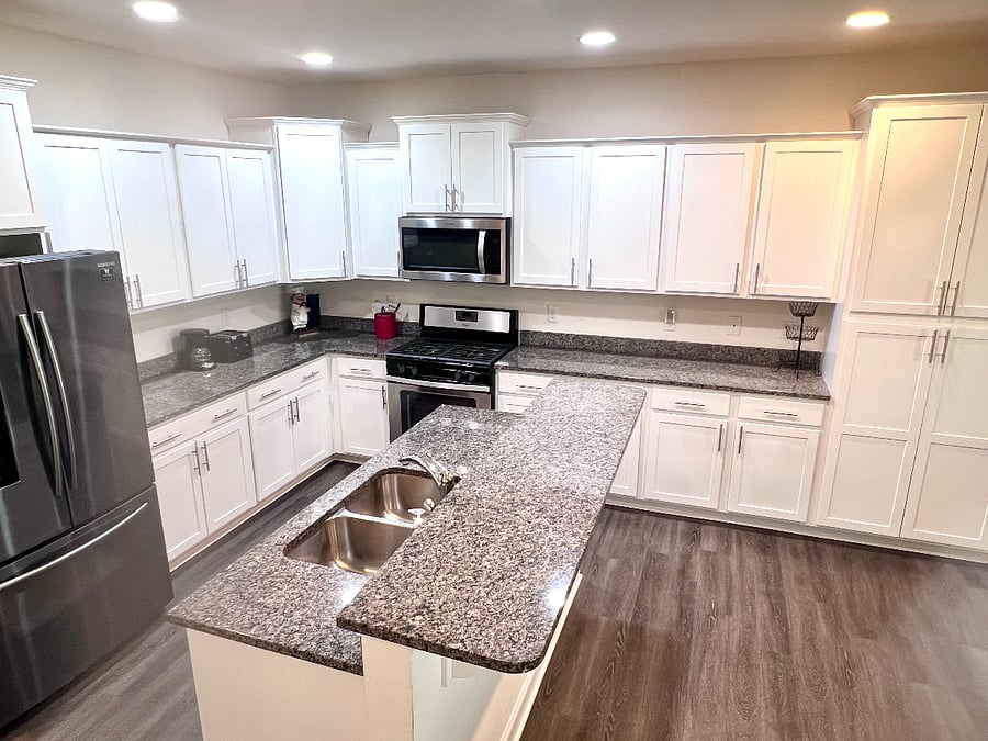 Kitchen stocked with appliances