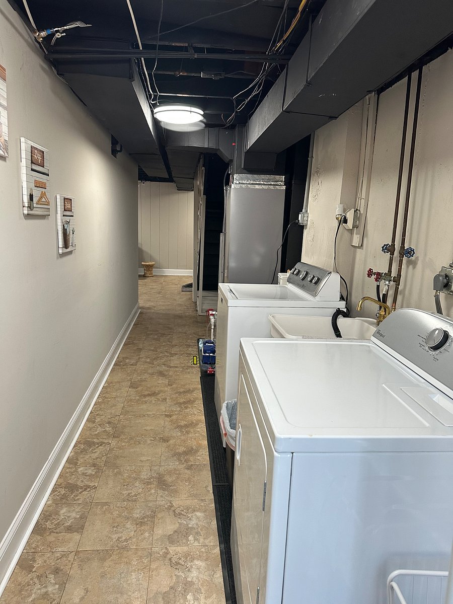 Your own laundry area, with detergent/dryer sheets available for your convenience.