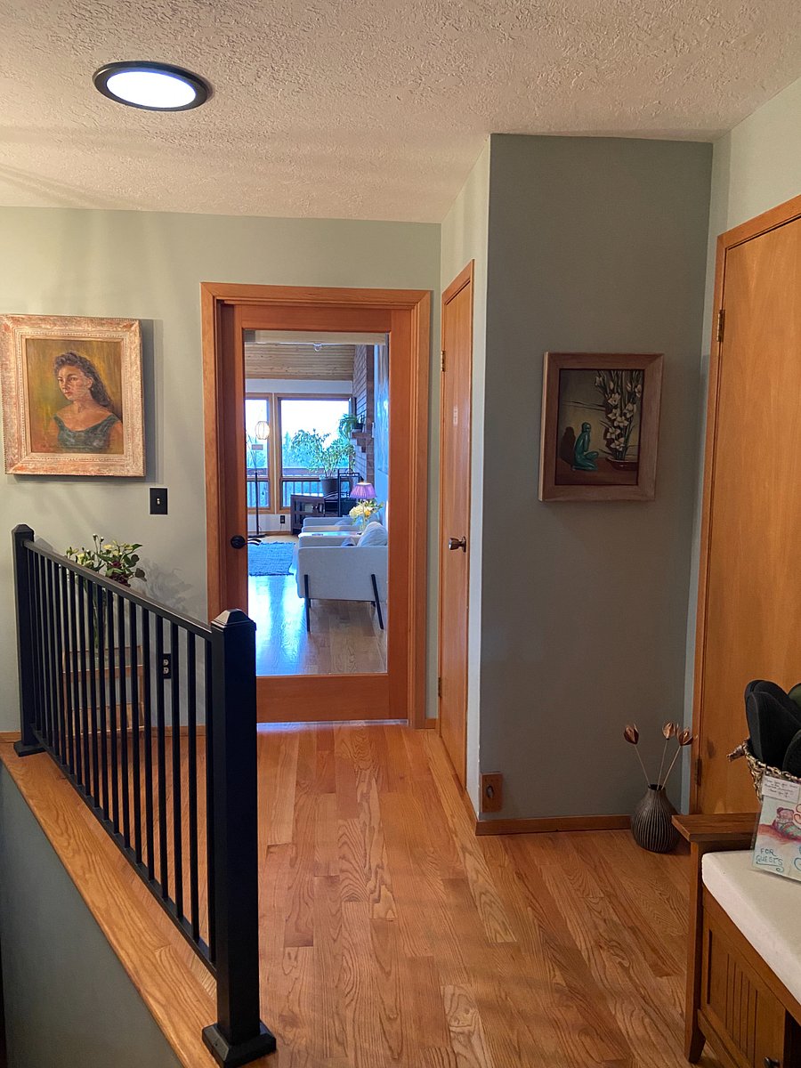 Your entryway/mudroom. Slippers and umbrellas provided.