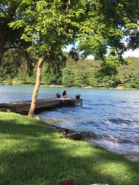 Private easement to the river