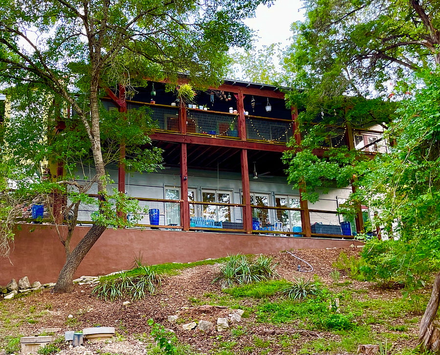 Main house porches - All downstairs porches are available to guests