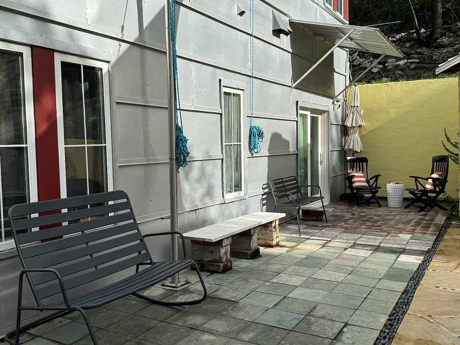Poolside suite entrance