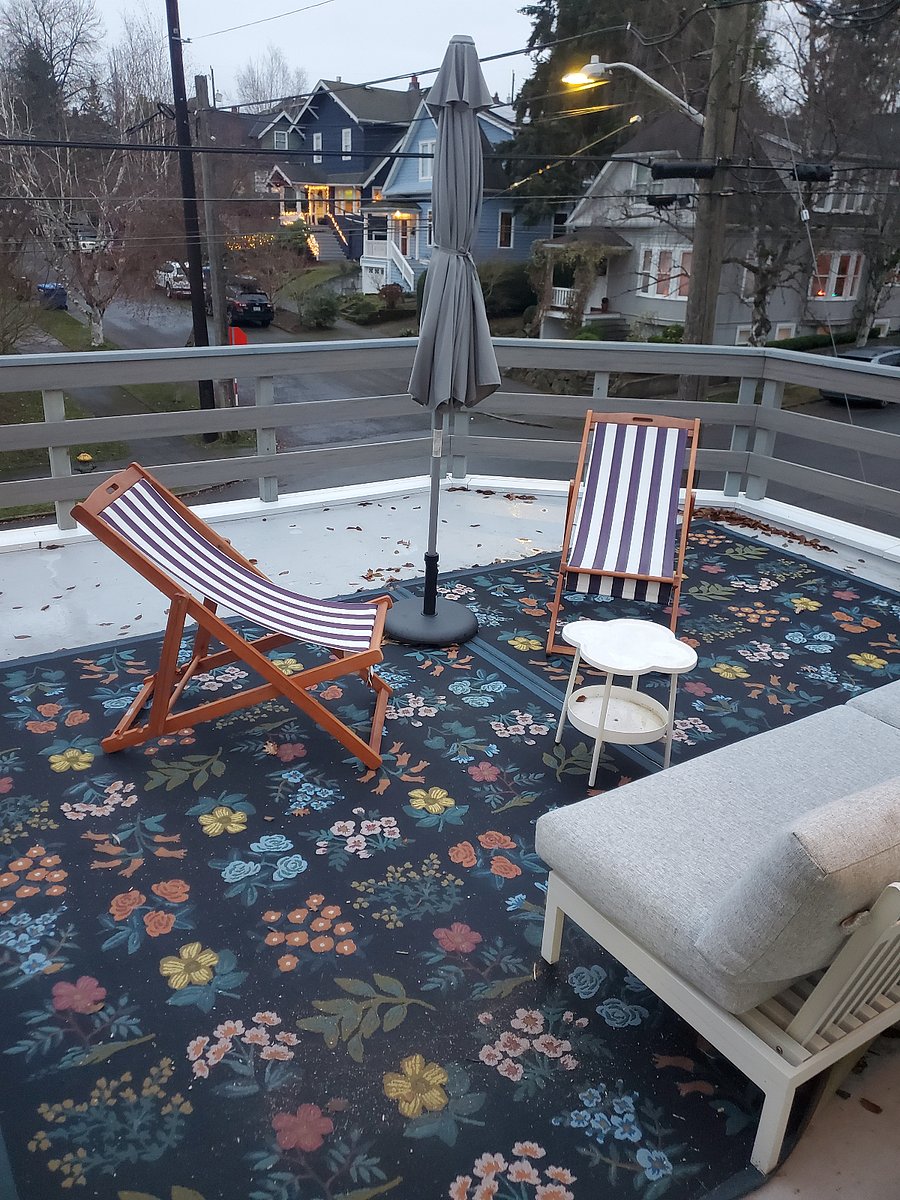 Terrace in the winter