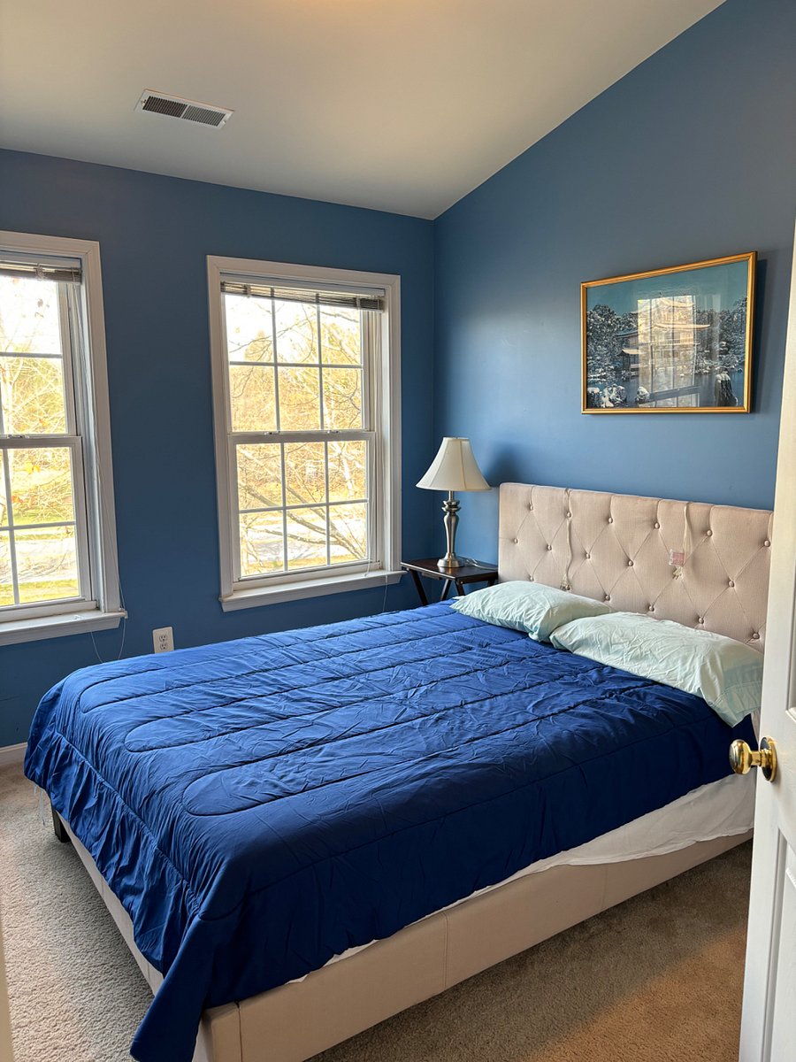 Japanese blue bedroom