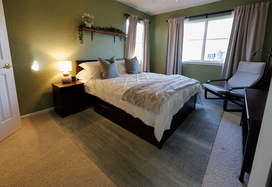 All new bedroom furniture and decor