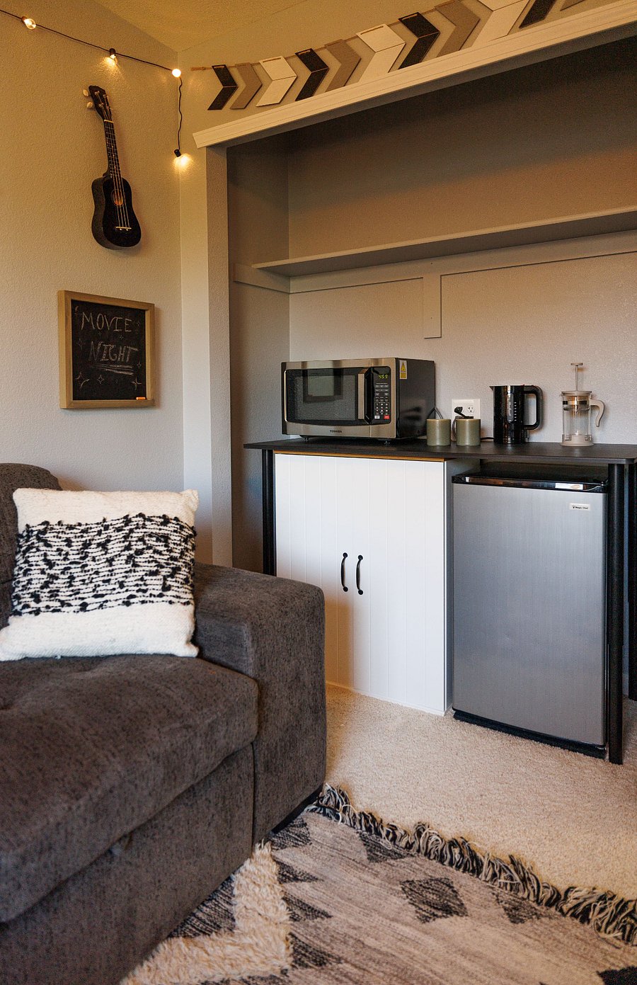 TV / Work room kitchenette