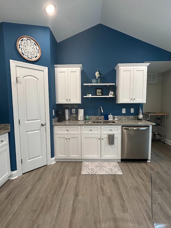 Kitchen with walk-in pantry