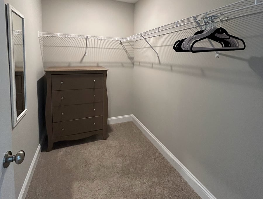 Primary bedroom closet