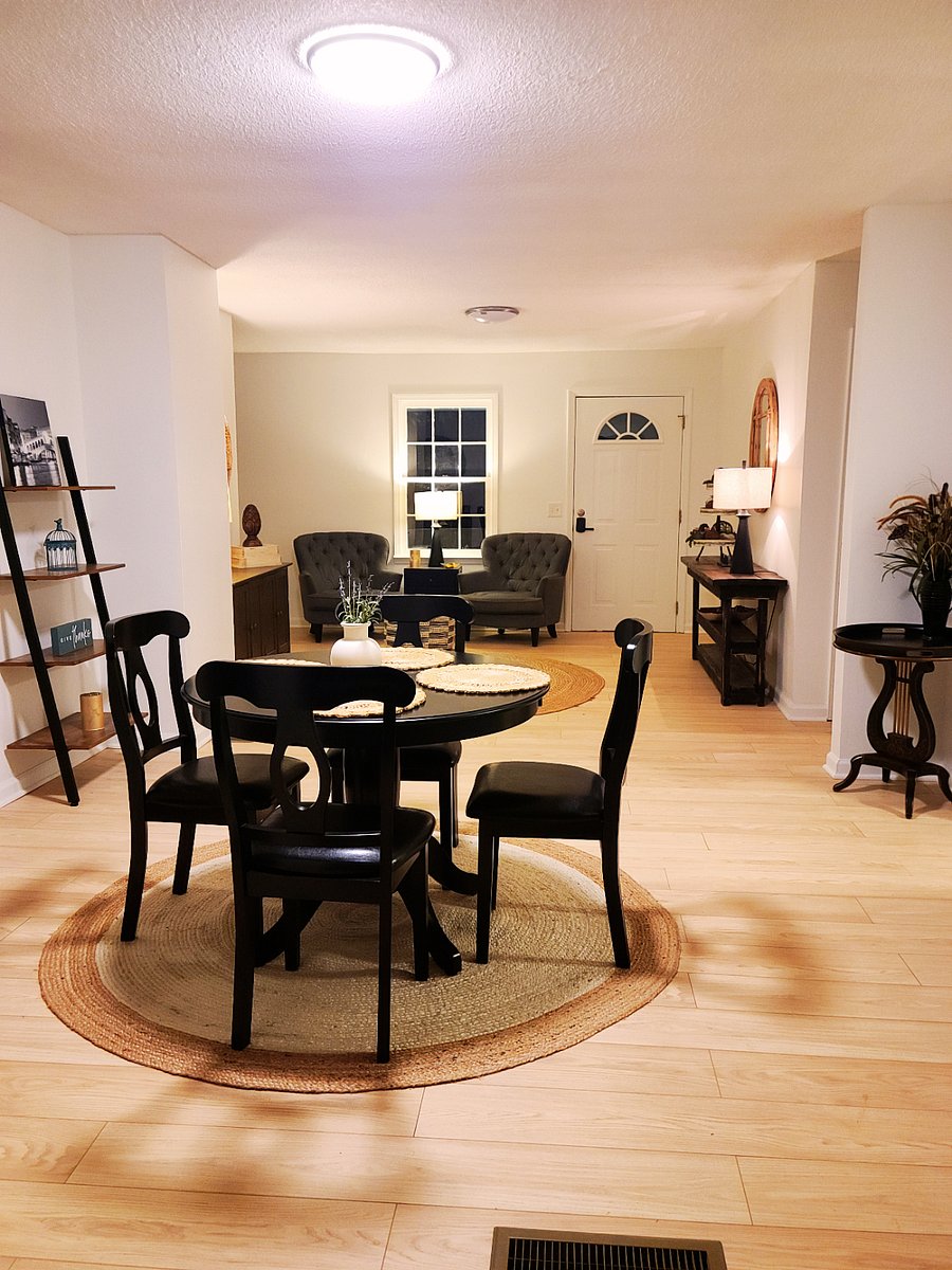 Dining table.