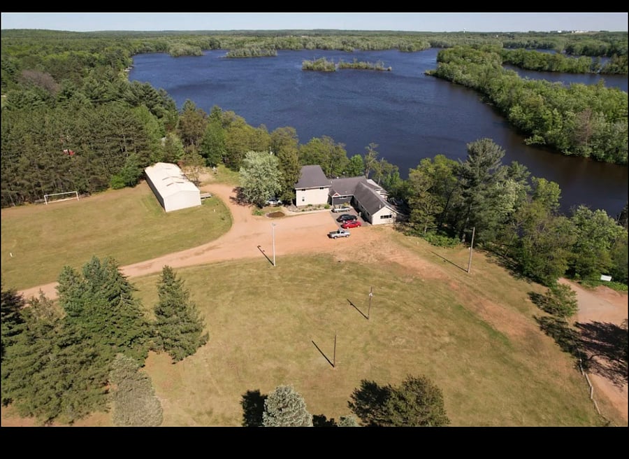 A Birds Eye view of the expansive propertt