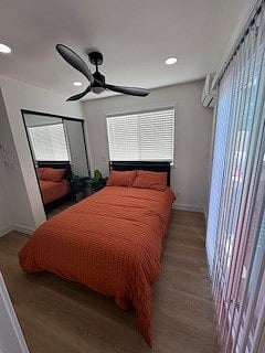 Bedroom features: Full (double) bed. Headboard with charging stations. Four deep drawers beneath the bed for extra storage. Large closet with full sized mirrors. Smart TV.
