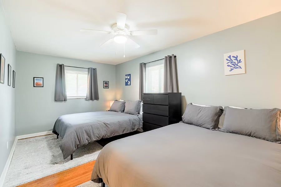 Bedroom Two with Two Queen Beds