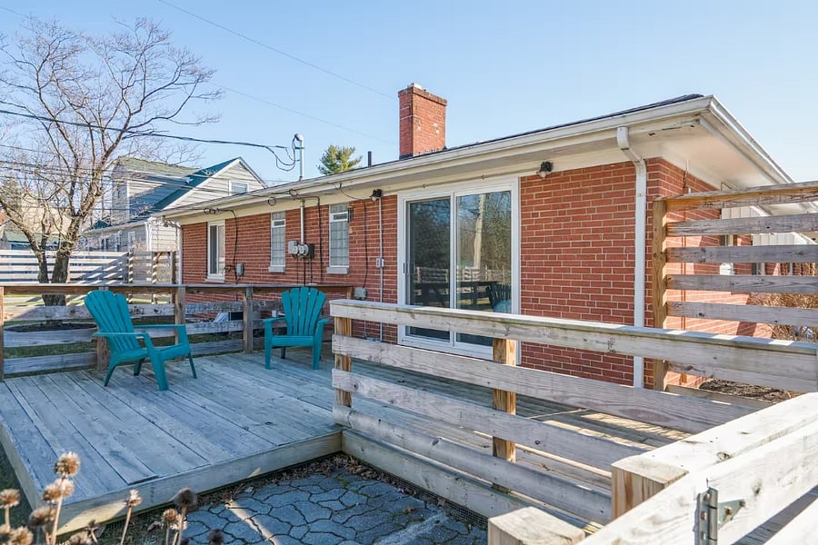 Back patio