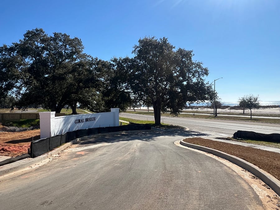 Entrance to community