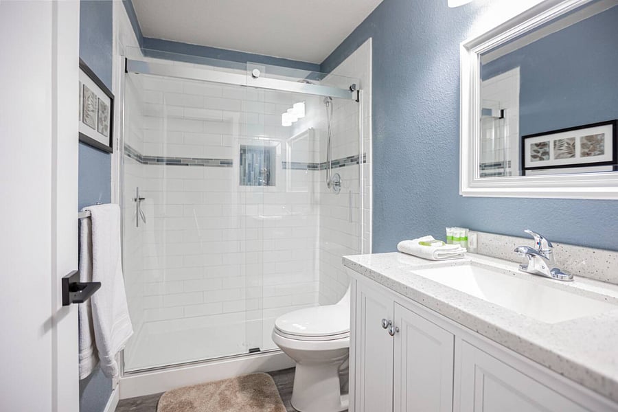 Newly remodeled bathroom