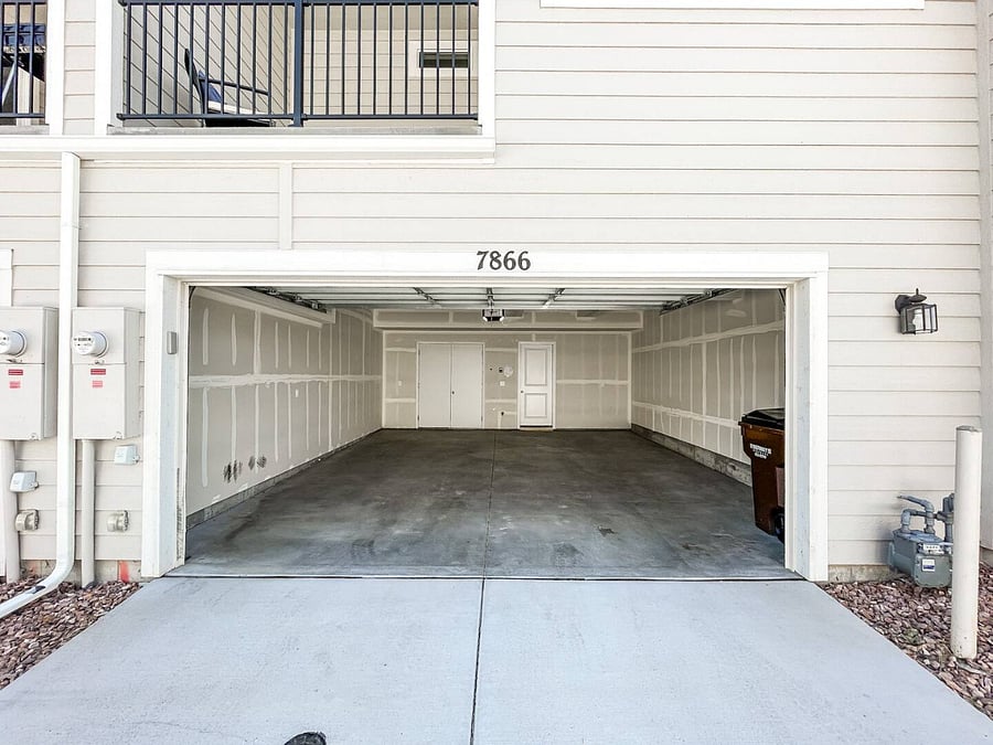 Two Car Garage with opener provided