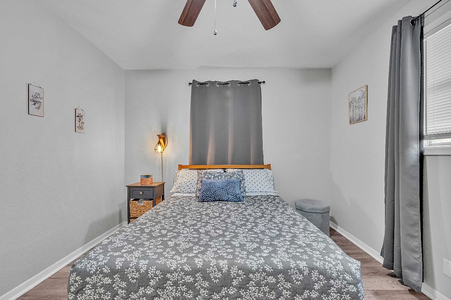 bedroom 2 with one double bed