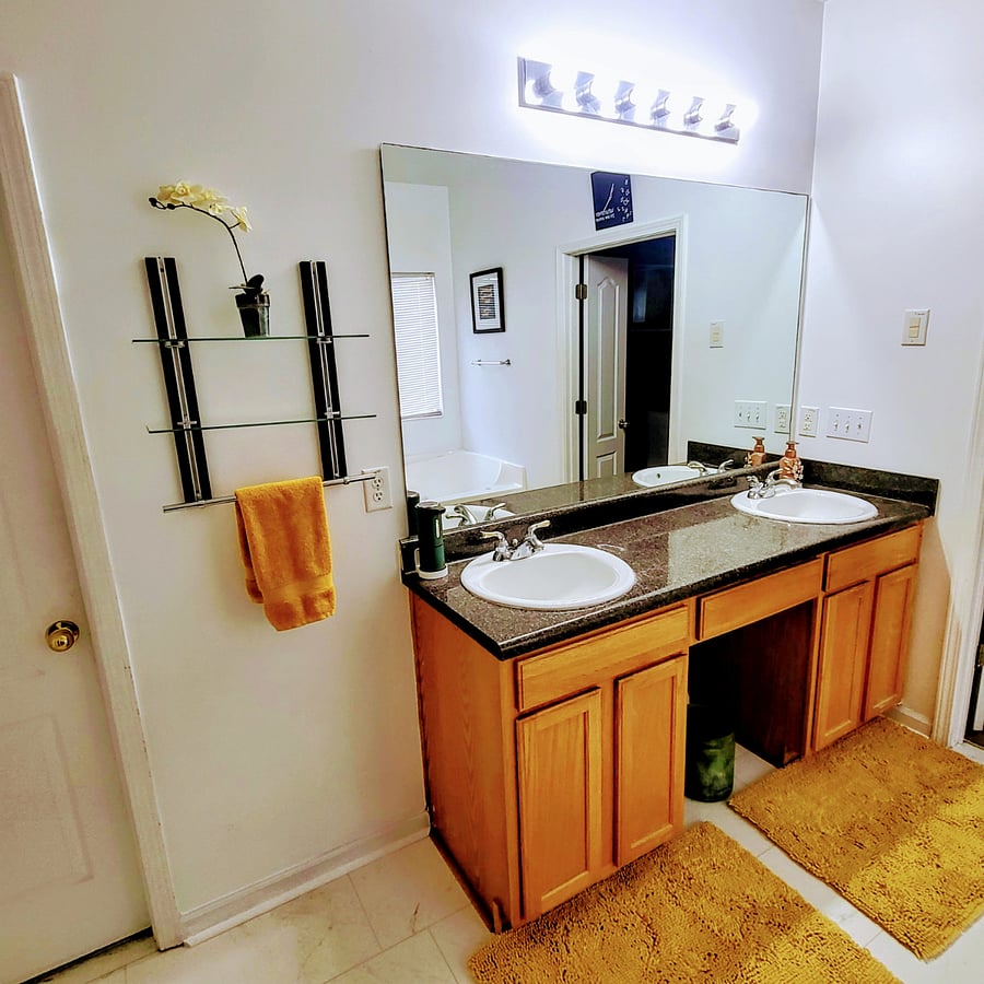 His & Hers vanity