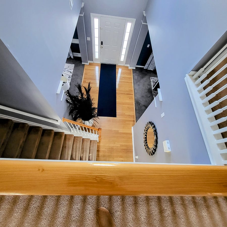 Entry way view from upstairs