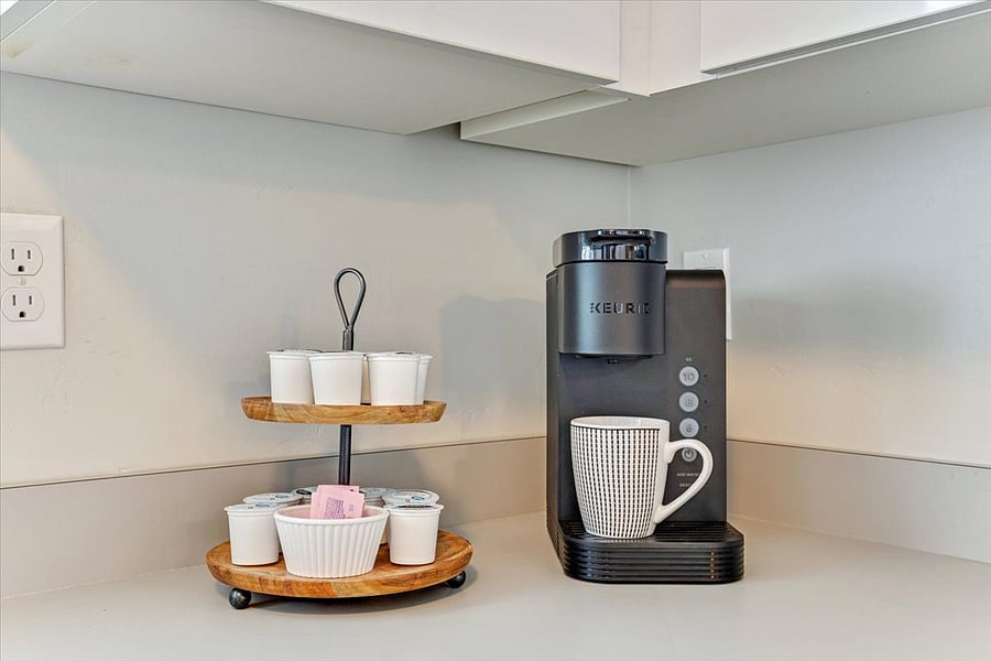 Enjoy our Coffee bar to start your day off right!