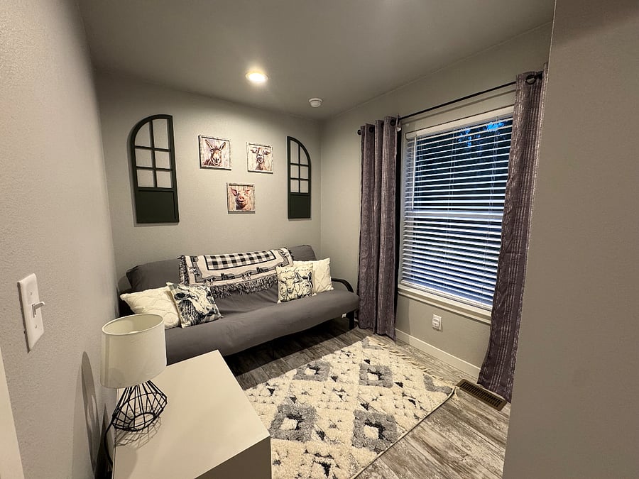 Second bedroom is on the smaller side
