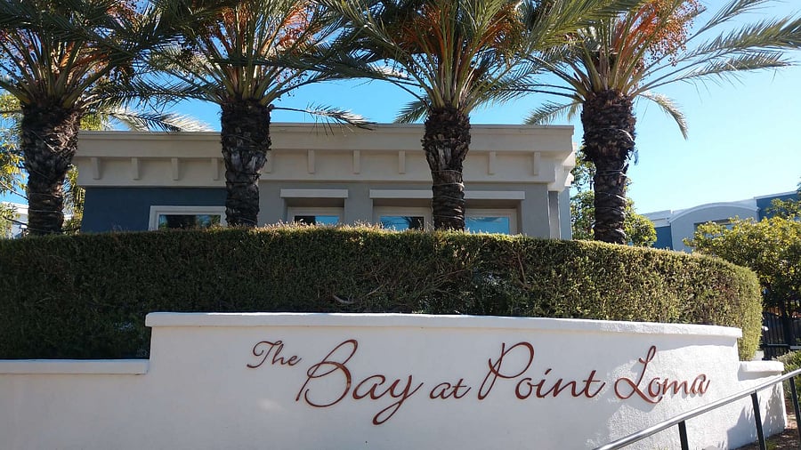 Community sign and Clubhouse