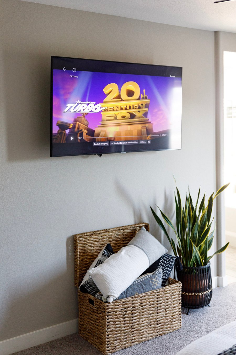 Master Bedroom with Smart TV
