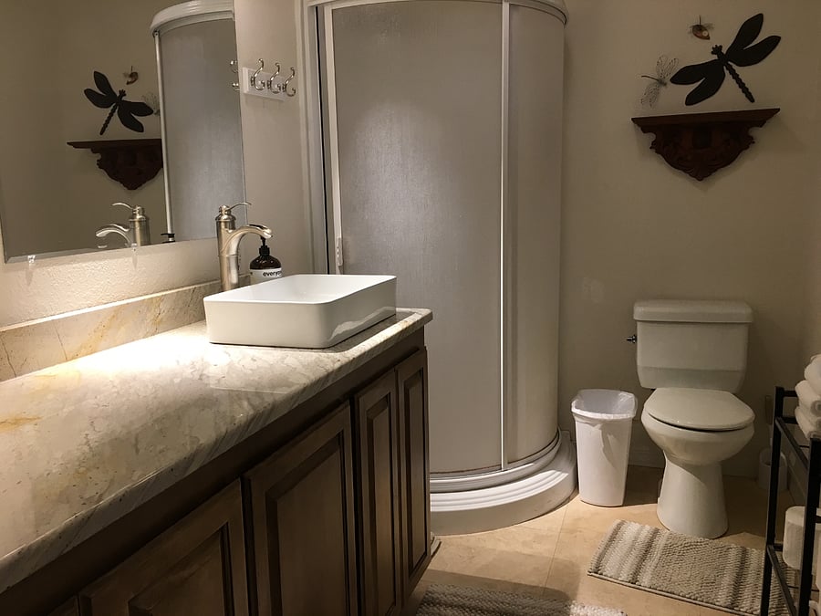 Downstairs (master) bathroom