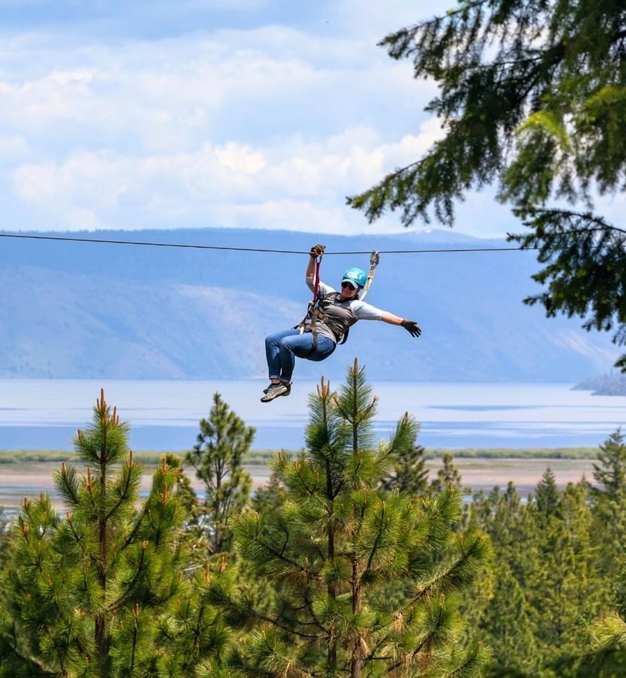 Crater Lake Zipline - 20 miles away