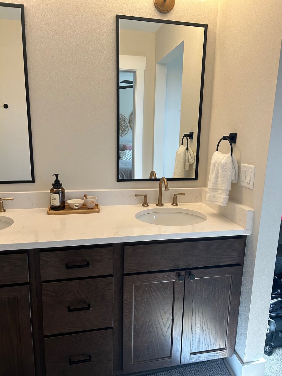 Master Bathroom, walk in shower, towels, hairdryer, scale