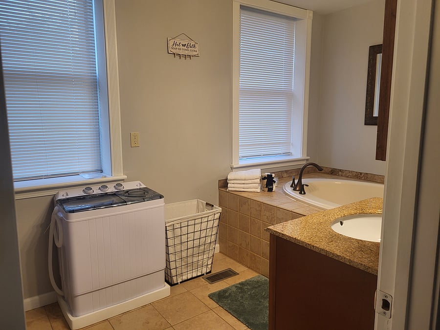 Regular washer and dryer coming soon