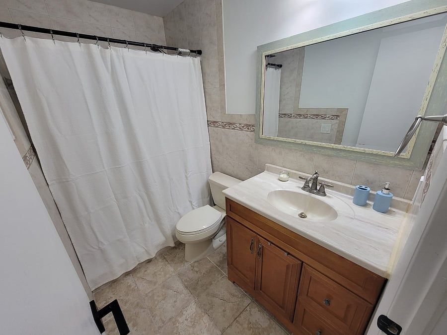 Private Bathroom and Shower. 