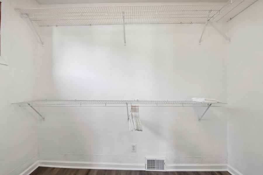 Master walk in closet