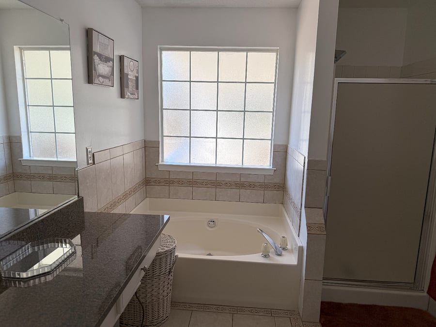 Master Bathroom - Separate Tub and Shower