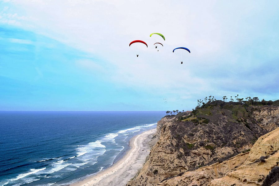 Torrey Pines glider port is nearby