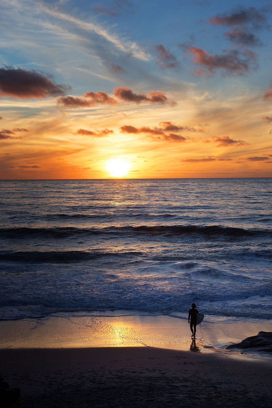 Worldclass surfing at Windansea beach