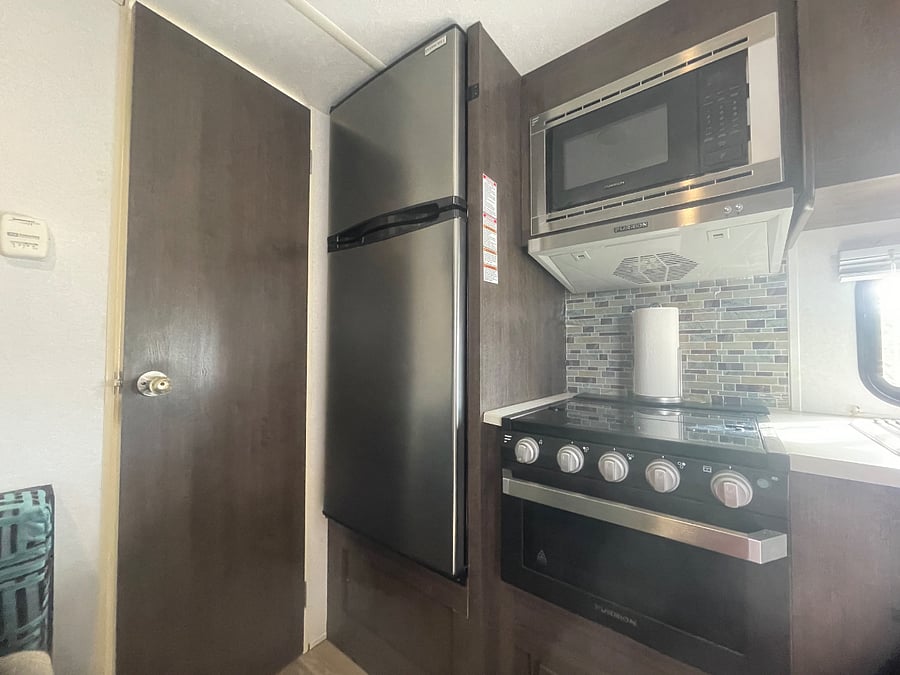 Nice size freezer and fridge