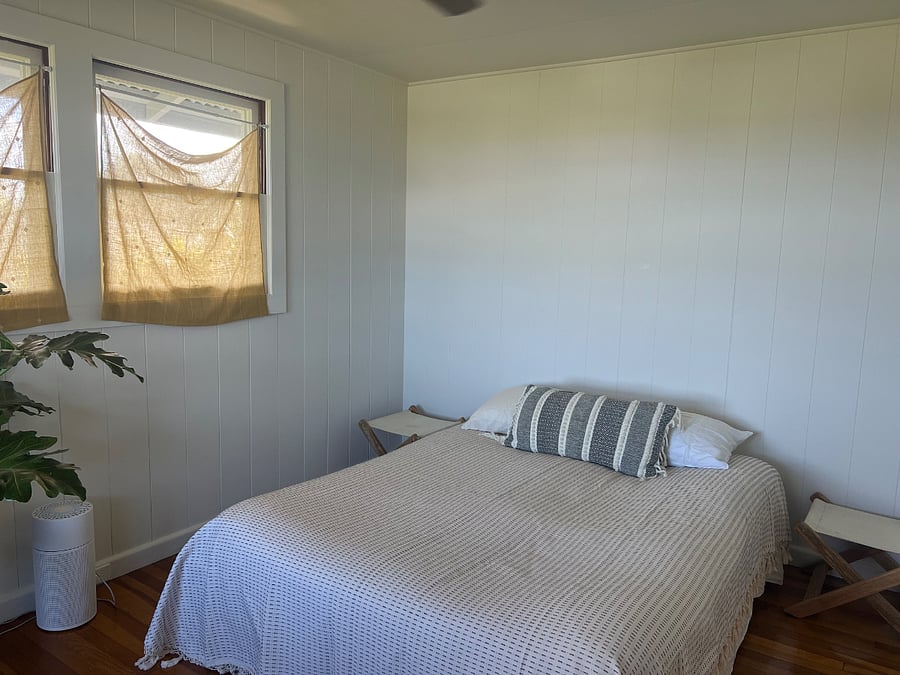 primary bedroom, queen japanese futon mattress