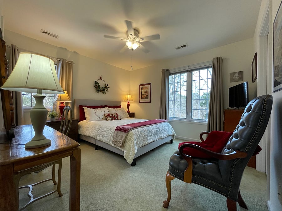 The "Old Virginia" room, recently updated with a new queen bed.