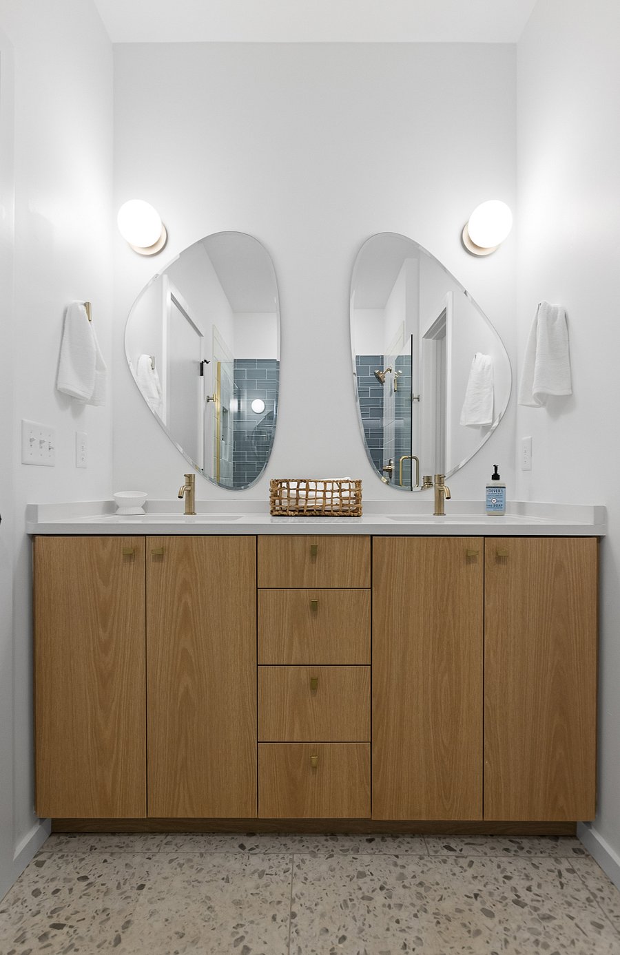 Primary Bath with double vanity.