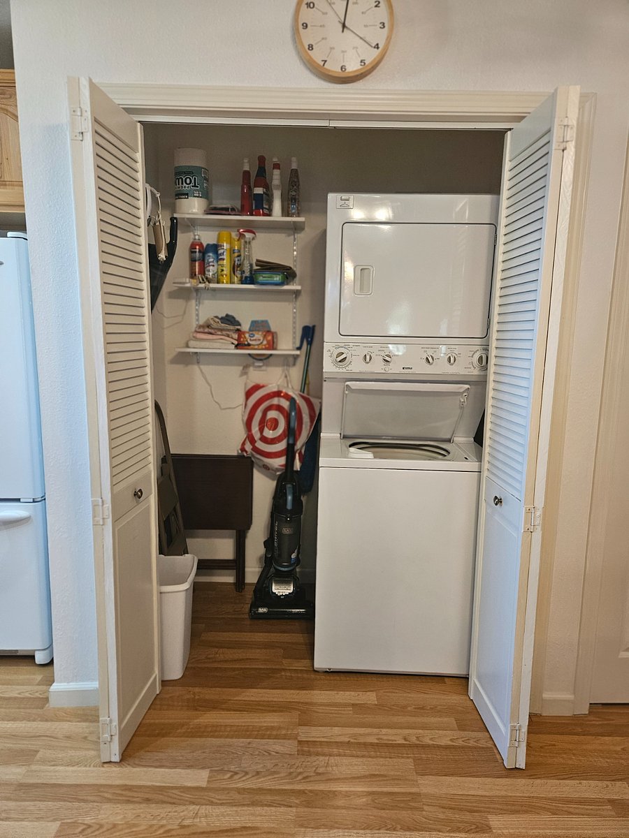 Laundry closet