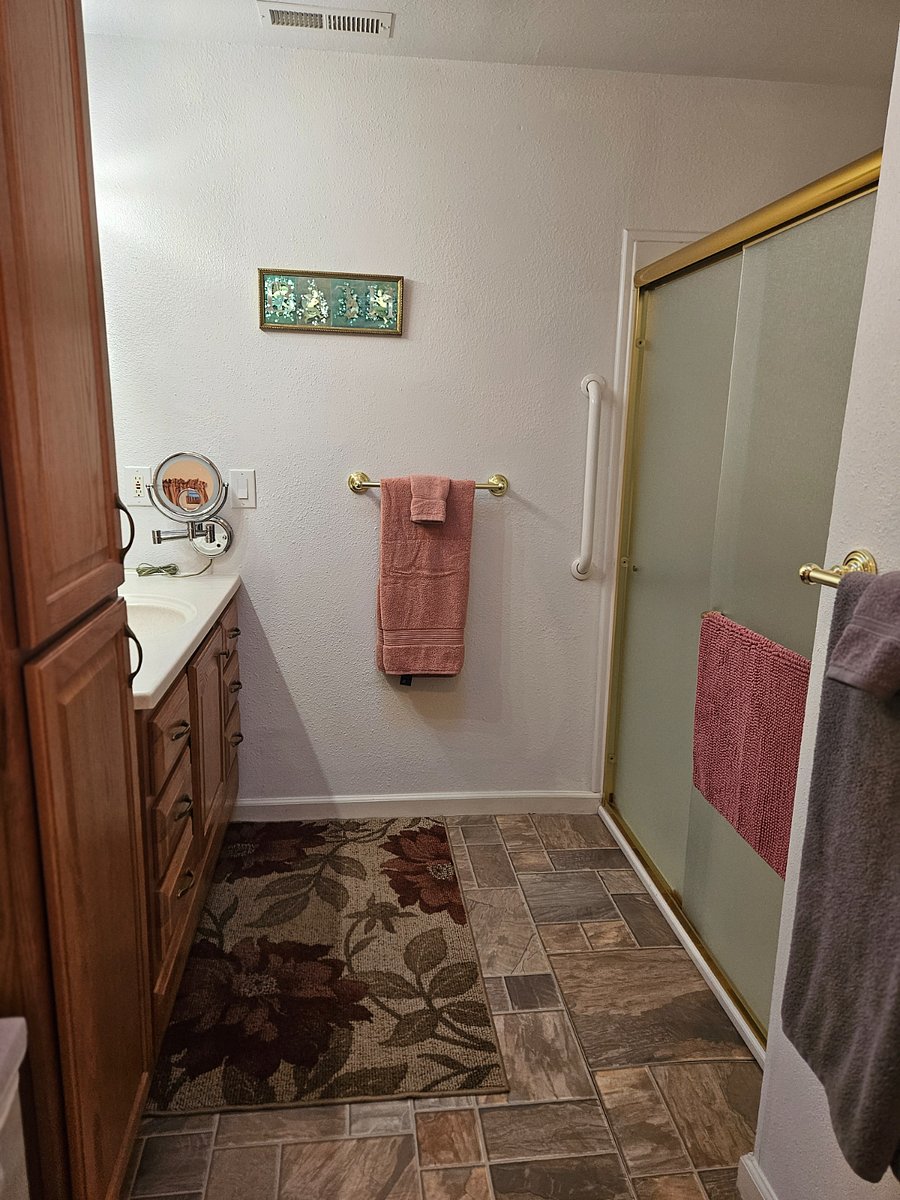 Master bath with walk in shower