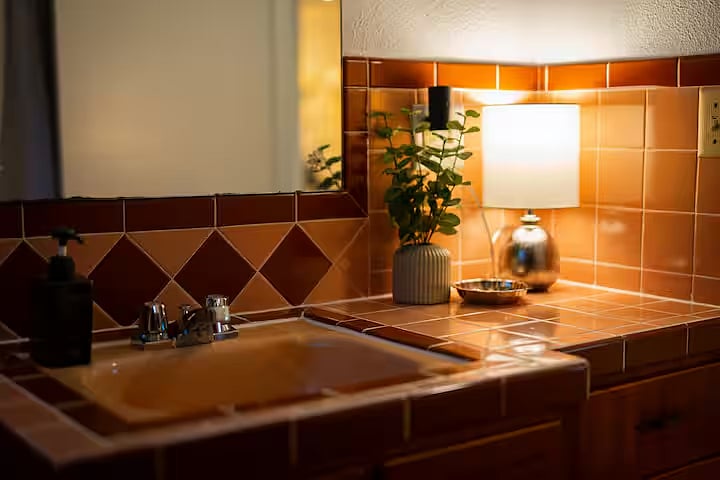 The small lamp creates a soft glow at night. The small plug-in nightlight is auto-sensing and will be on throughout the night to provide just enough light to safely see without being disturbed by bright light.