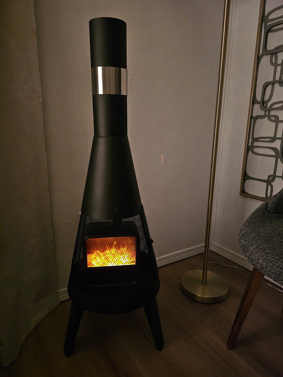 If we can't have an original Malm fireplace, the glow from a vintage style light, with optional heater, will do.