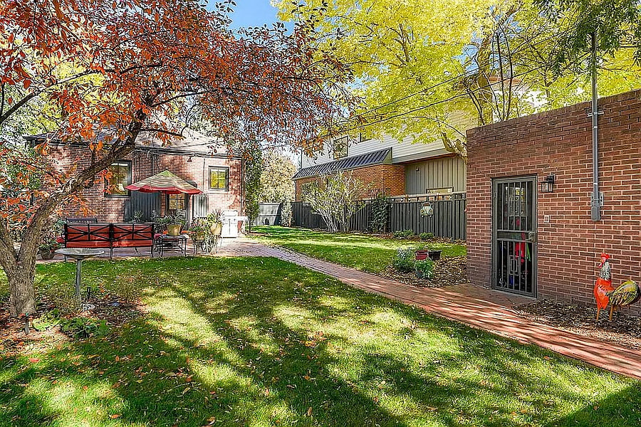 Garage & Back Yard