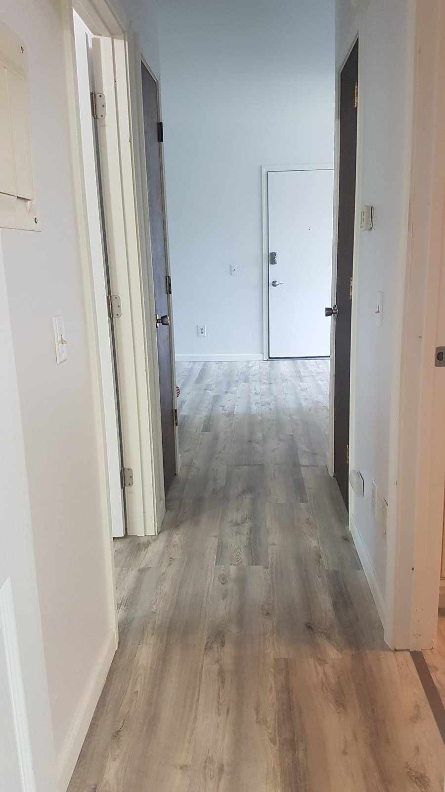 Hallway and two Closets