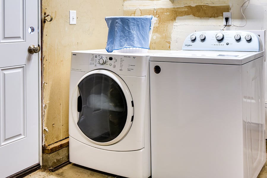 Laundry in Garage