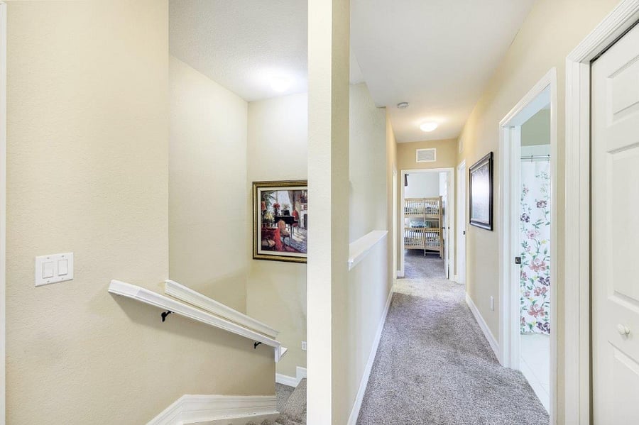 hallway to upstairs